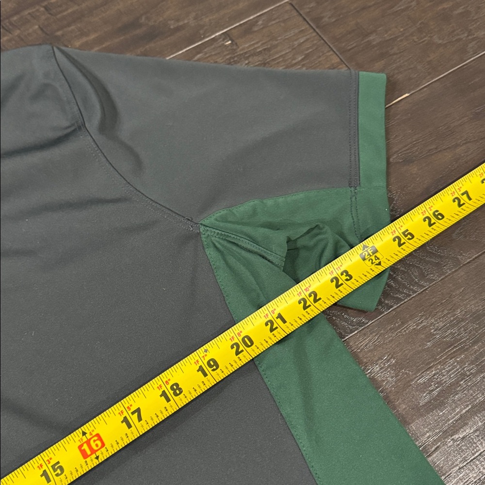 Nike Dri-Fit NFL Team Apparel Green Bay Packers Men's Polo Size Large Gray/Green - Picture 7 of 7